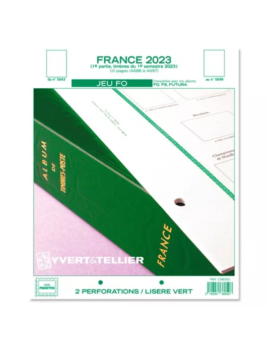 FRANCE FO : 2023 - 1ER SEMESTRE (JEUX SANS POCHETTES)