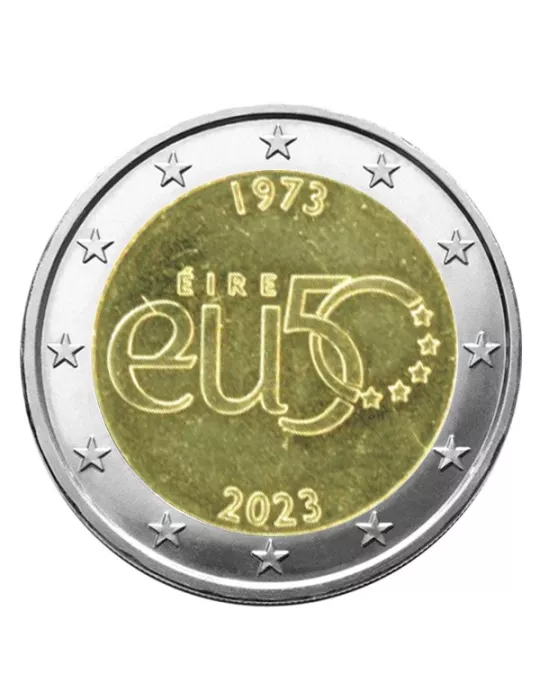 2 EURO COMMEMORATIVE 2023 : IRLANDE (50 Ans de l´adhésion à l´UE)