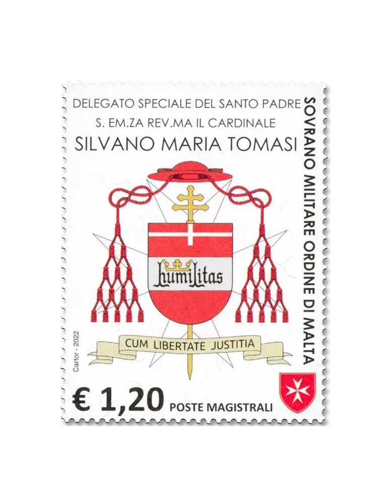 n° 1662 - Timbre ORDRE de MALTE Poste