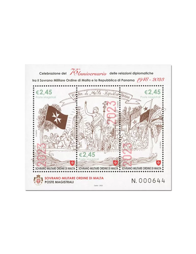 n° F1703 - Timbre ORDRE de MALTE Poste