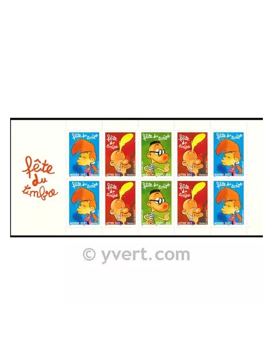 n° BC3751a - Timbre France Carnets Journée du Timbre