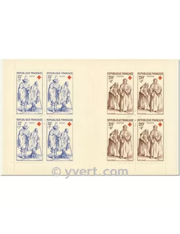 n° 2006 - Timbre France Carnets Croix Rouge (1957)