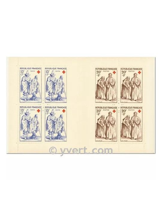n° 2006 - Timbre France Carnets Croix Rouge (1957)