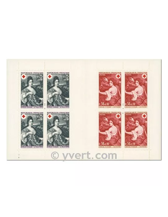 n° 2017 - Timbre France Carnets Croix Rouge (1968)