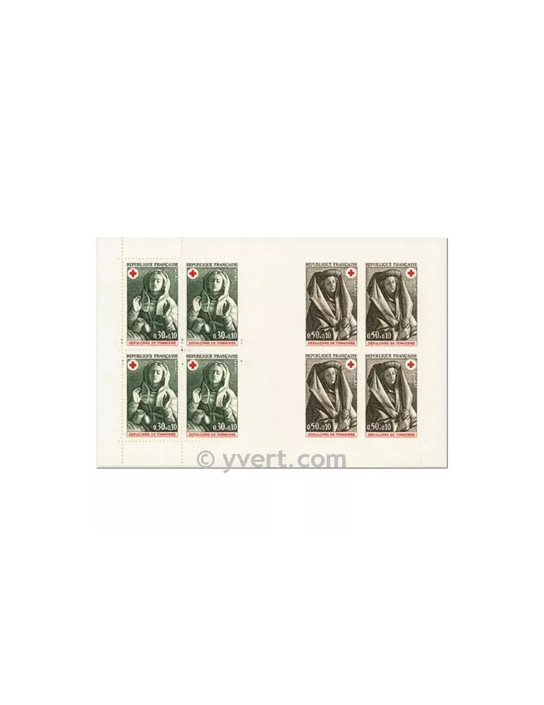 n° 2022 - Timbre France Carnets Croix Rouge (1973)