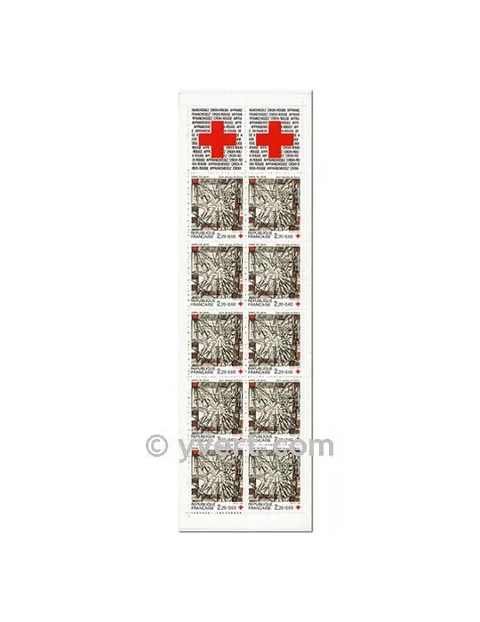 n° 2035 - Timbre France Carnets Croix Rouge (1986)