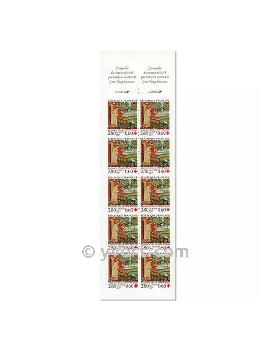 n° 2043 - Timbre France Carnets Croix Rouge (1994)
