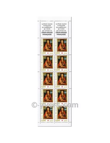 n° 2054 - Timbre France Carnets Croix Rouge (2005)