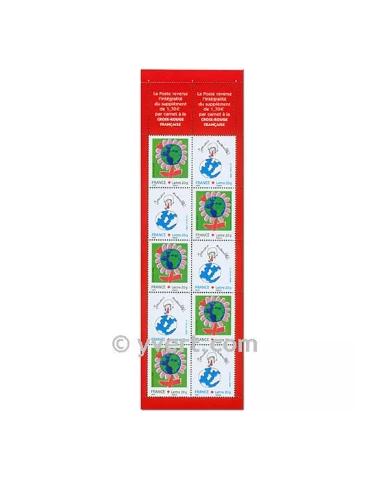 n° 2055 - Timbre France Carnets Croix Rouge (2006)