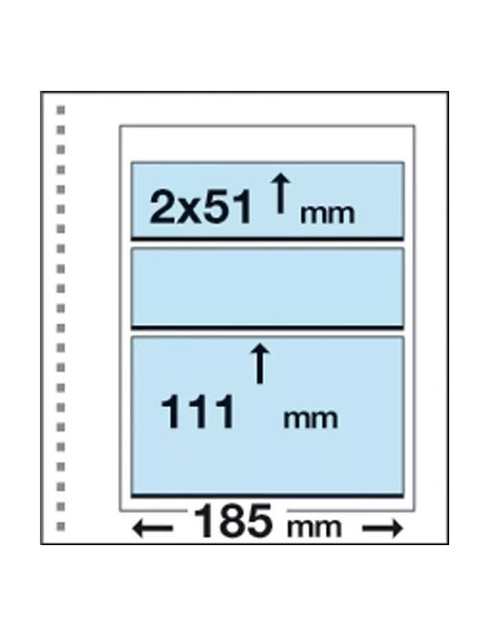 Recharges CK16 : 1 poche (111x185mm) et 2 bandes (51x185mm) - MARINI®