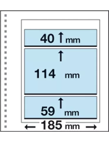 Recharges CK18 : 1 poche centrale (114x185mm) et 2 bandes (40/59 x185mm) - MARINI®