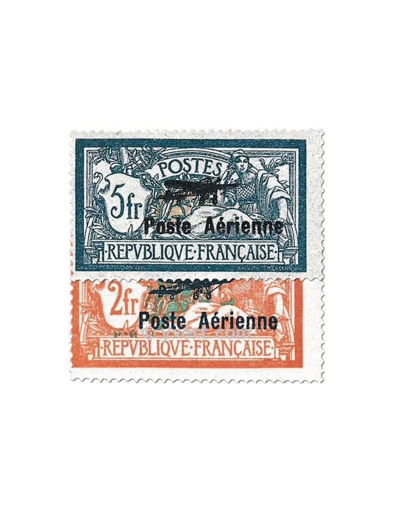 n° 1/2 - Timbre France Poste aérienne