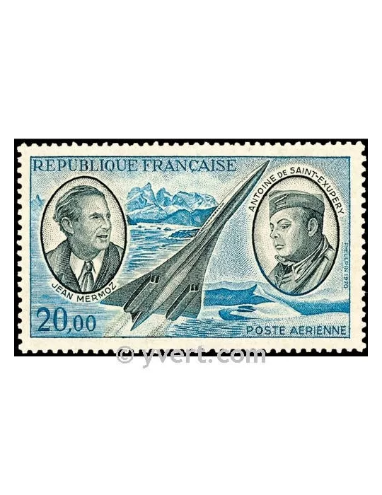 n° 44 - Timbre France Poste aérienne