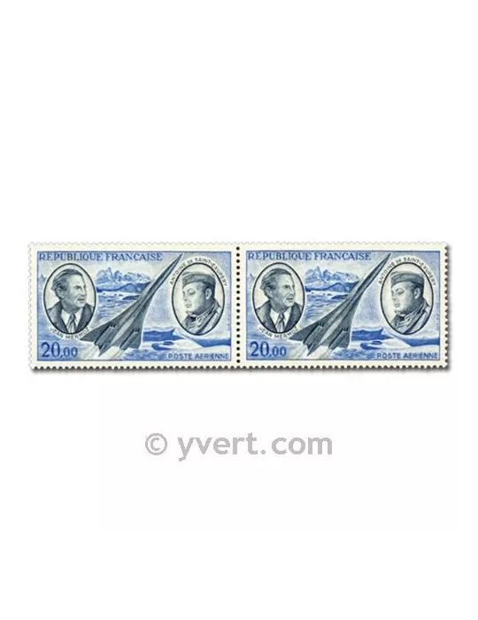 n° 44b - Timbre France Poste aérienne