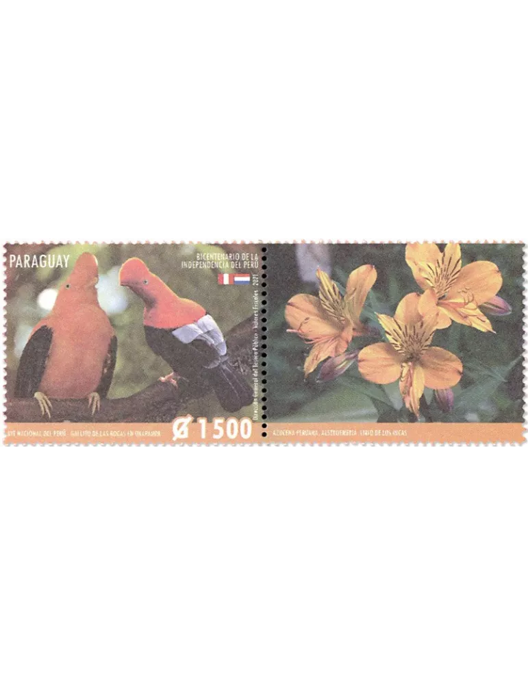 n° 3317 - Timbre PARAGUAY Poste