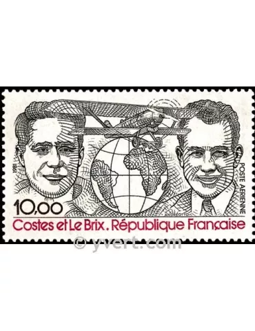 n° 55 - Timbre France Poste aérienne