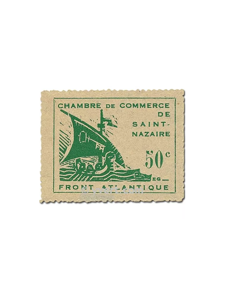 n° 8/9 - Timbre France De guerre