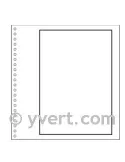 Pages vierges SUPRA : blanc avec cadre (x50)