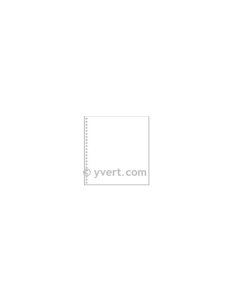 Pages vierges SUPRA : blanc sans cadre (x10)