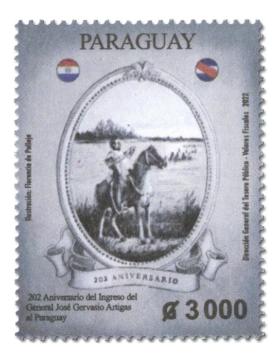 n° 3339 - Timbre PARAGUAY Poste