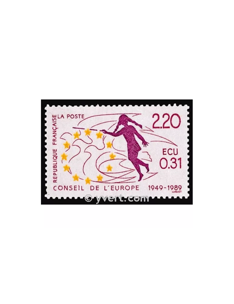 n° 100 - Timbre France De service
