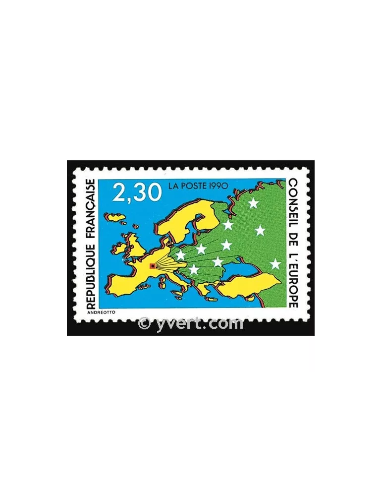 n° 104 - Timbre France De service