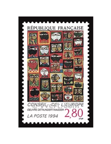 n° 112 - Timbre France De service