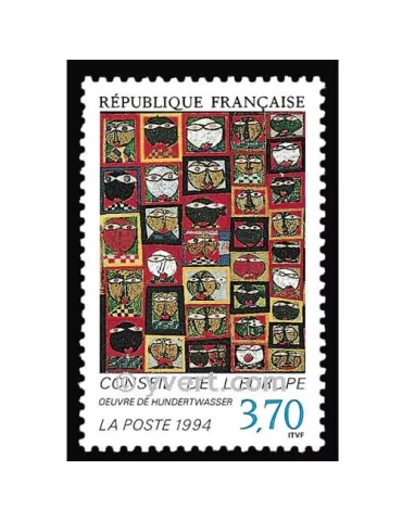 n° 113 - Timbre France De service