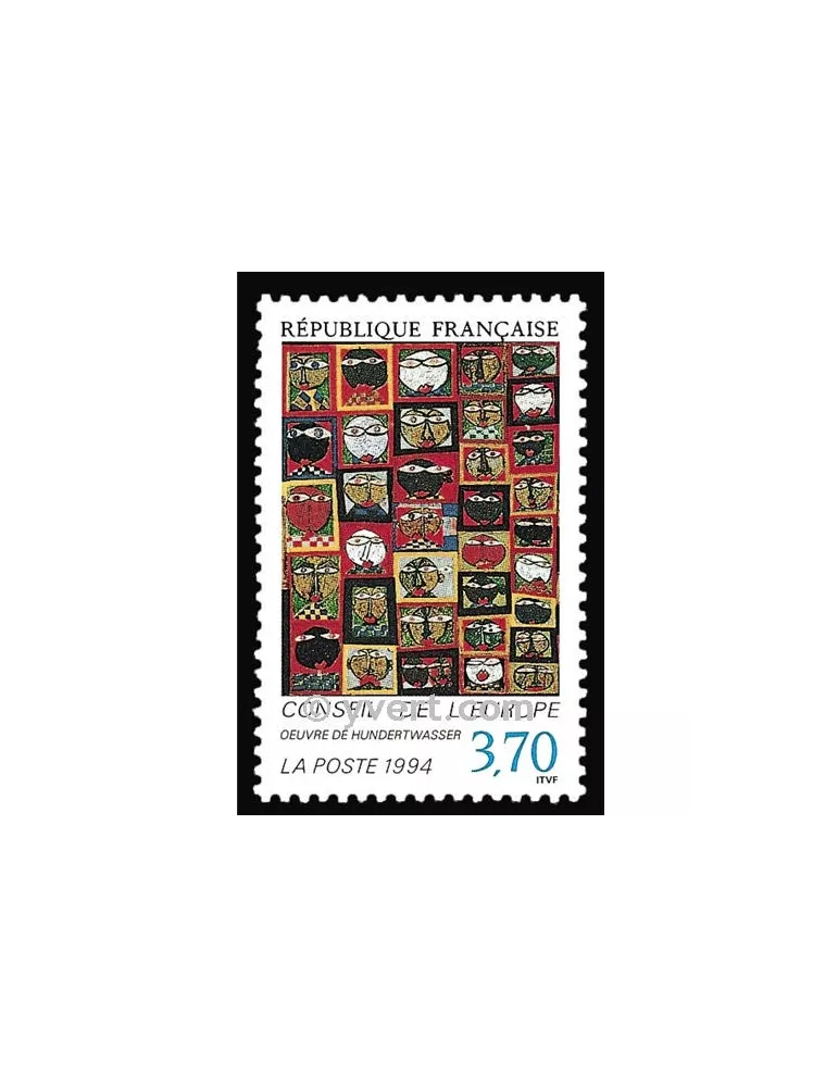 n° 113 - Timbre France De service