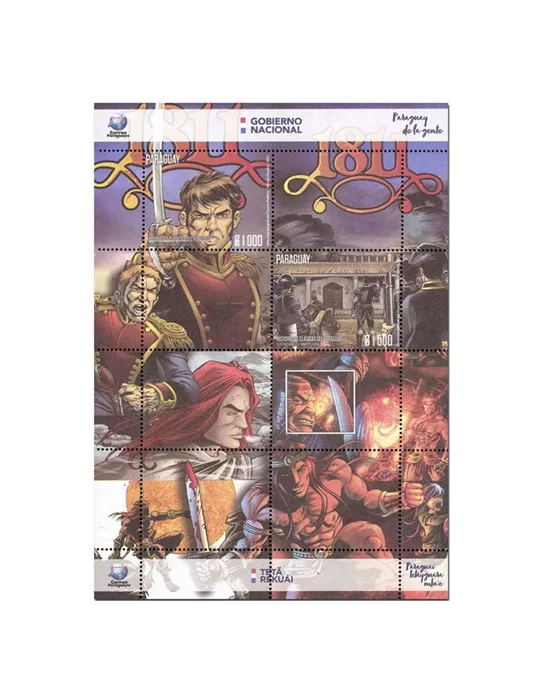 n° 500 - Timbre PARAGUAY Blocs et feuillets