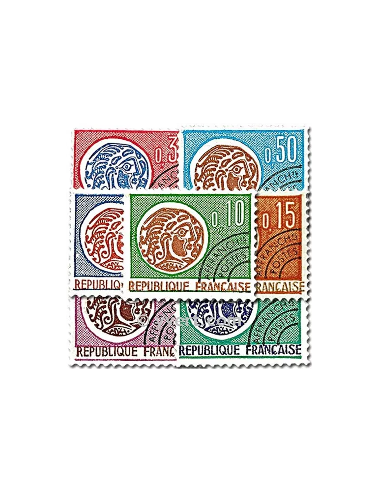 n° 123/129 - Timbre France Préoblitérés