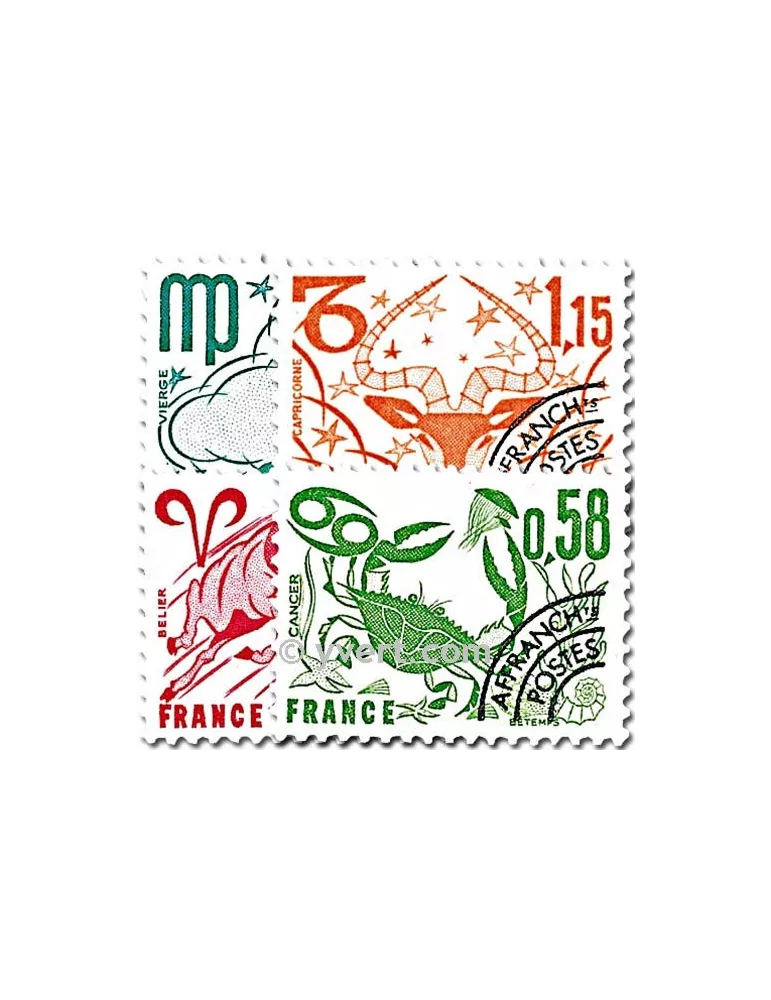 n° 150/153 - Timbre France Préoblitérés