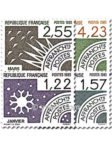 n° 186/189 - Timbre France Préoblitérés