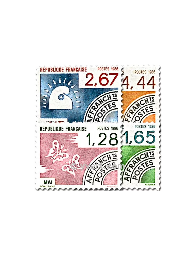 n° 190/193 - Timbre France Préoblitérés