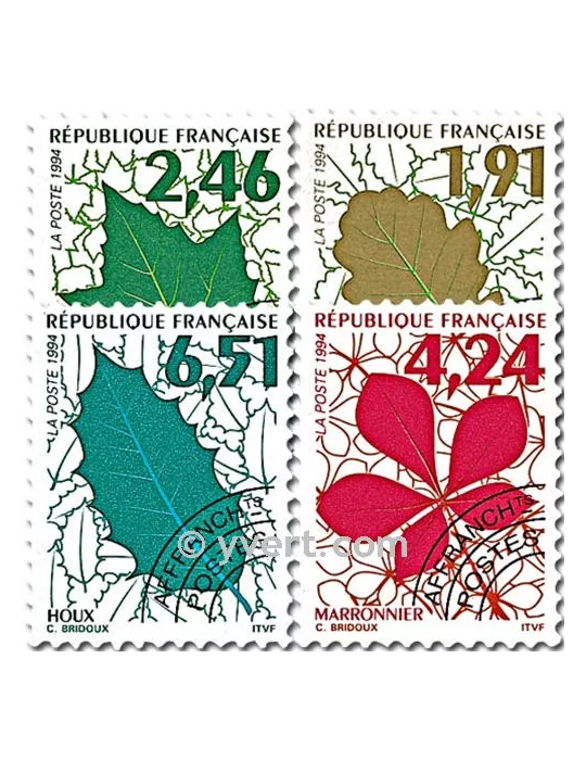 n° 232/235 - Timbre France Préoblitérés