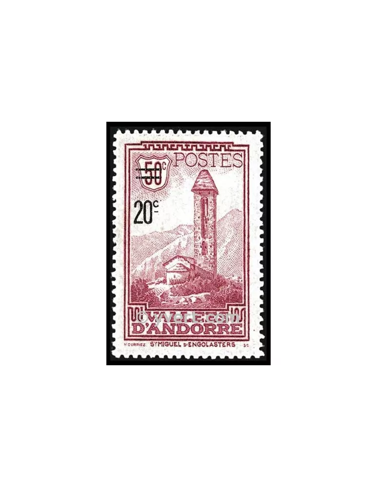 n° 46 - Timbre Andorre Poste