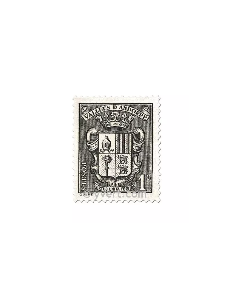 n° 47/60 - Timbre Andorre Poste