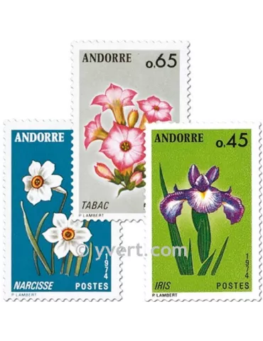 n° 234/236 - Timbre Andorre Poste