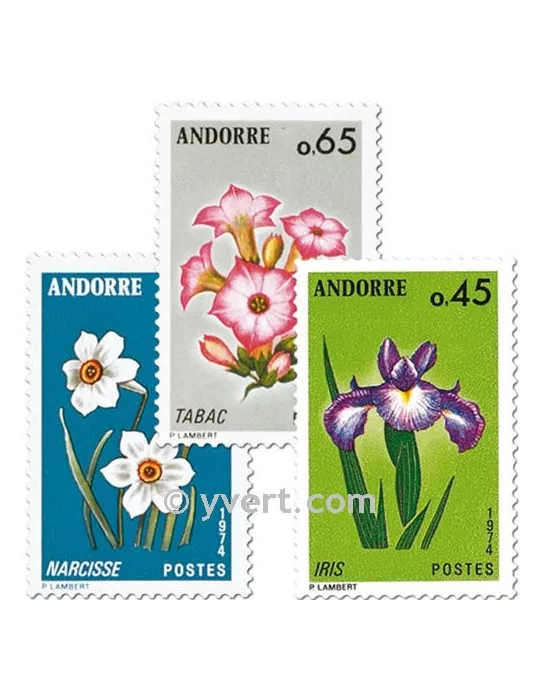 n° 234/236 - Timbre Andorre Poste