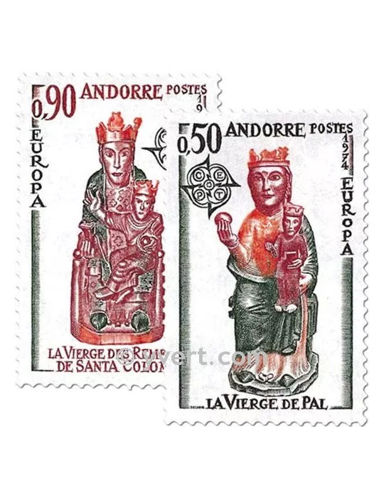 n° 237/238 - Timbre Andorre Poste