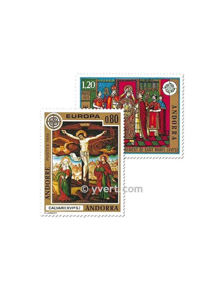 n° 243/244 - Timbre Andorre Poste