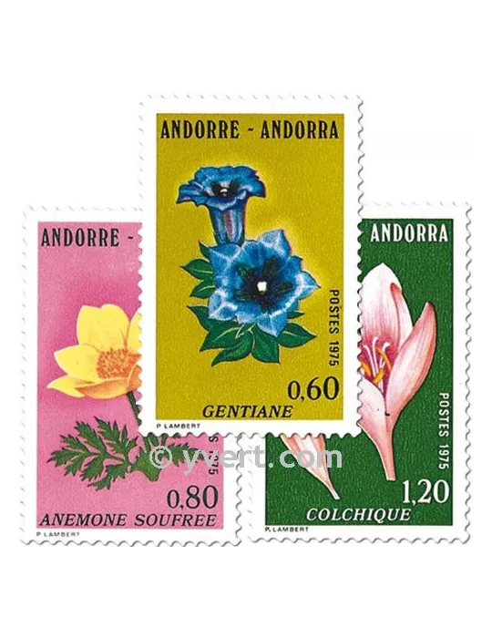 n° 245/247 - Timbre Andorre Poste