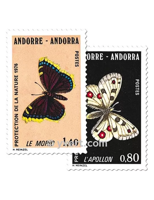 n° 258/259 - Timbre Andorre Poste