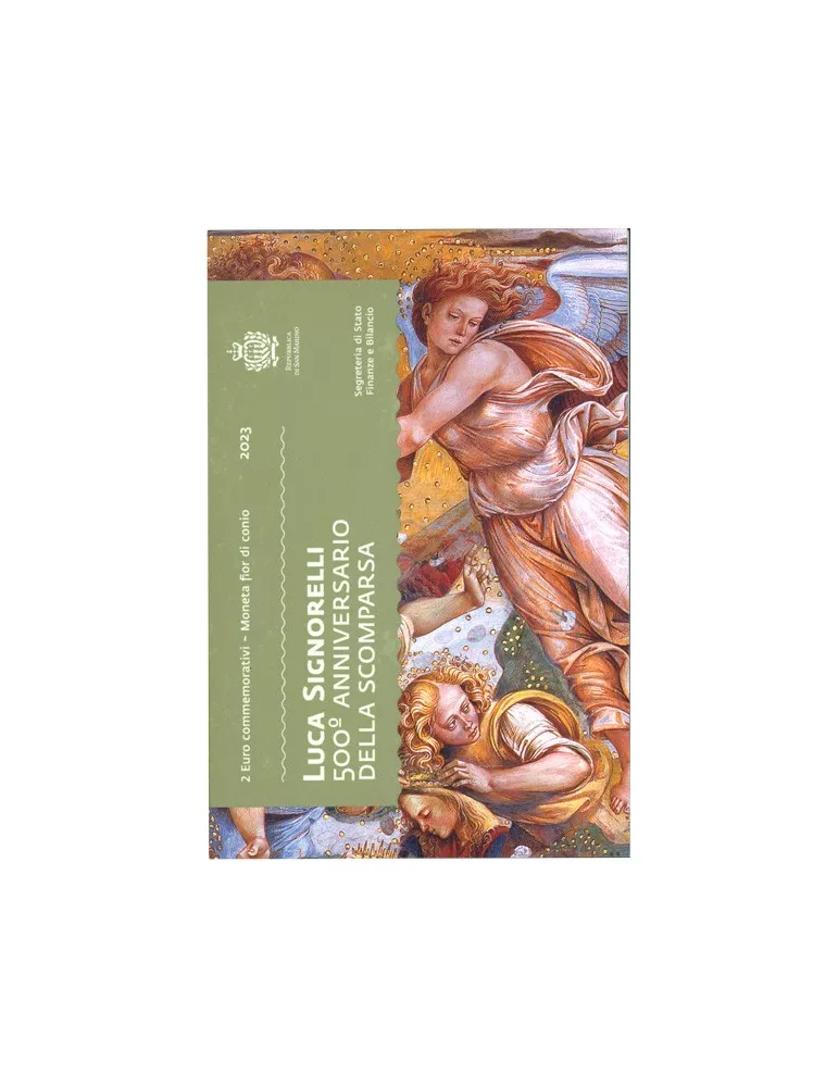 BU : 2 EURO COMMEMORATIVE 2023 : SAINT-MARIN (Luca Signorelli)
