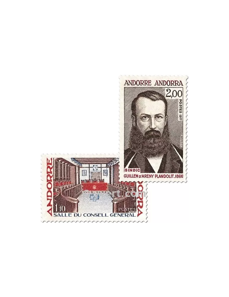 n° 265/266 - Timbre Andorre Poste