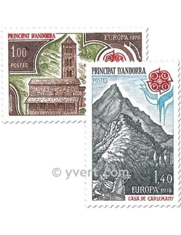 n° 269/270 - Timbre Andorre Poste