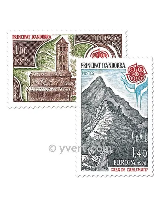 n° 269/270 - Timbre Andorre Poste