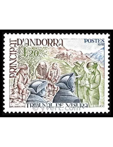 n° 272 - Timbre Andorre Poste