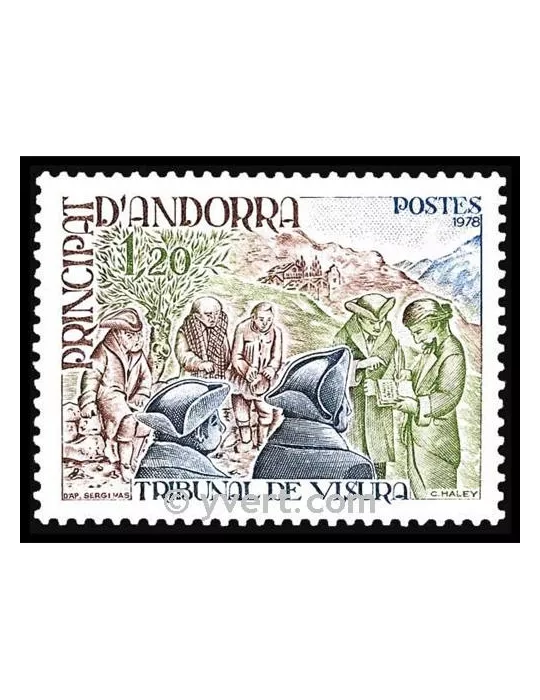 n° 272 - Timbre Andorre Poste