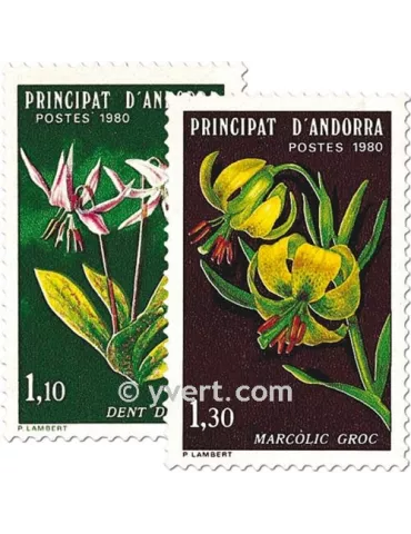 n° 286/287 - Timbre Andorre Poste